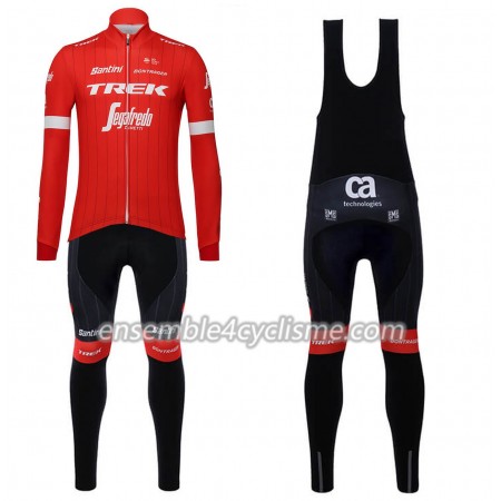 Tenue Maillot M/L + Collant à Bretelles 2018 Trek-Segafredo N001